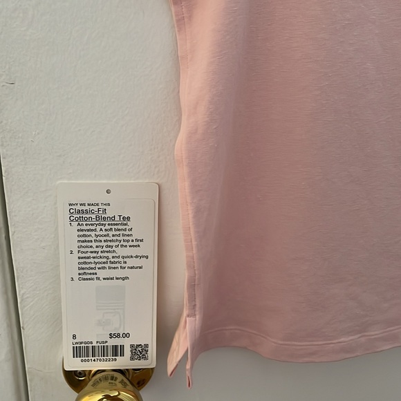 Lululemon Classic Fit Cotton Blend Tee - Picture 6 of 6